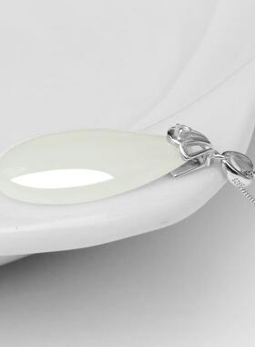 极速Hetian jade pendant natural white jade pendant neck.lace