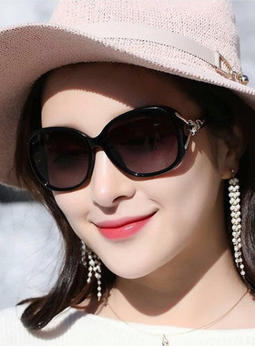 极速女士太阳g眼镜太阳眼镜2023新款大脸显瘦中年妈妈款偏光遮阳