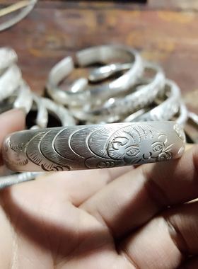 纯银工匠定制足999女手耄