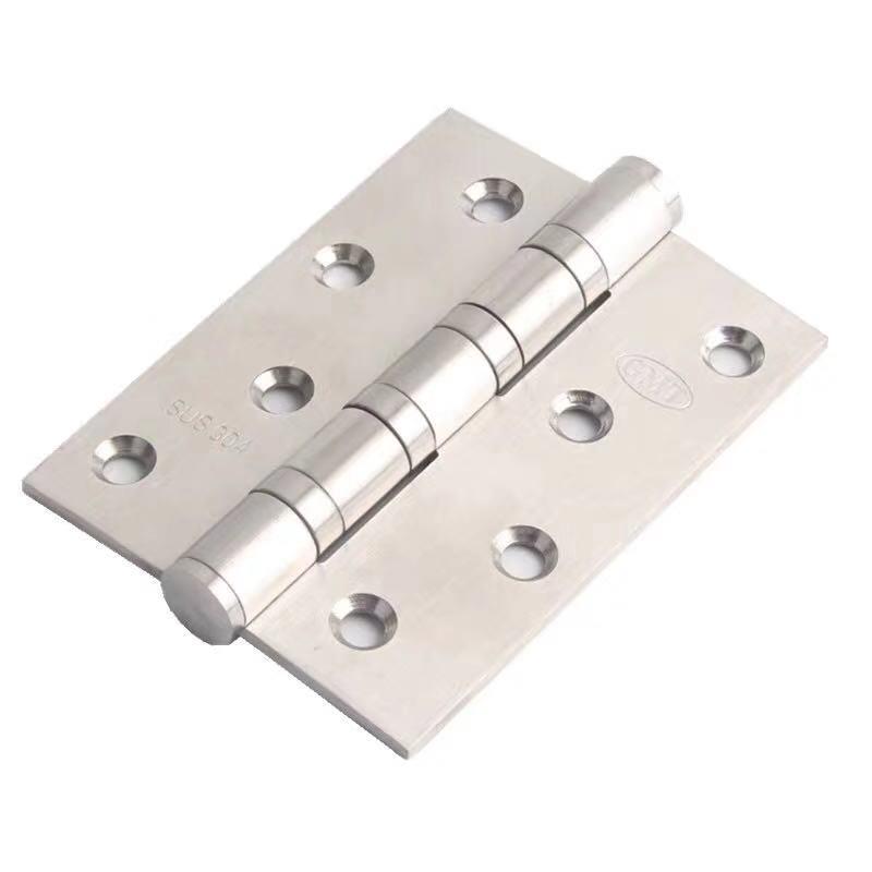 不锈钢合页304房门铰链4寸3.0厚4X3X3 1片价格折叠门门窗衣柜门 - 图0