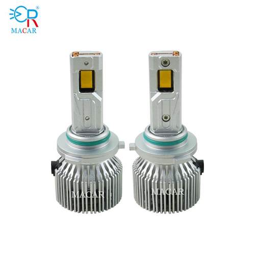 高功率三筒管150W 卤素光12V汽车前大灯LEDH4 9005 H1H11前照灯 - 图0