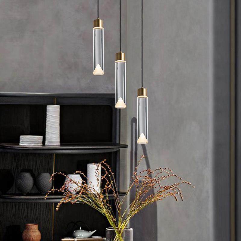 后现代简约轻奢卧室床头单头水晶小吊灯创意个性餐厅吧台全铜吊灯,淘宝优惠券,粉丝福利购,淘宝优惠卷