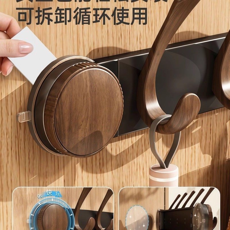 吸盘免打孔门后玄关挂钩挂衣架墙上壁挂玄关衣柜侧面衣服中古挂架,淘宝优惠券,粉丝福利购,淘宝优惠卷