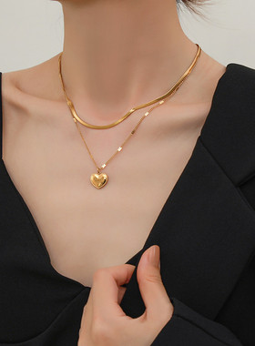 极速2023 Nefw Arrival Titanium Steel Simple Letter Love Pend