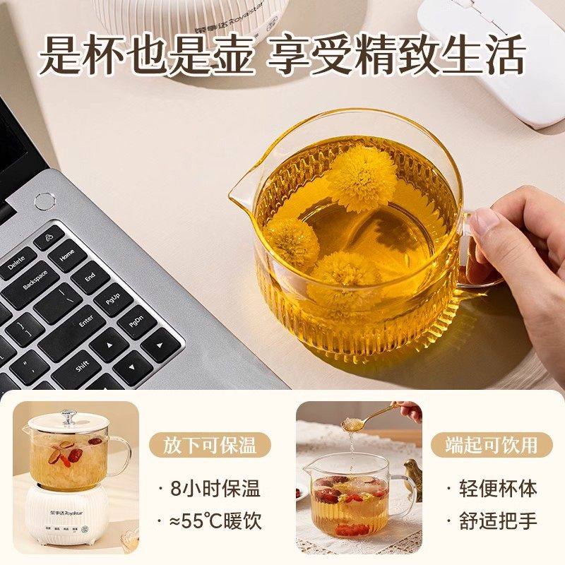 荣事达养生壶家用多功能迷你小型特小号超小容量0.6L办公室养生杯,淘宝优惠券,粉丝福利购,淘宝优惠卷