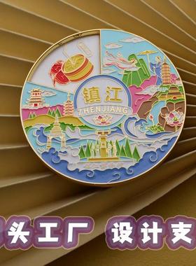 旋转滑动冰箱贴定制金属流沙流麻冰箱贴定做多层烤漆来图设计定做