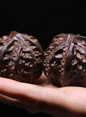 极速健身实木核桃手球中老年健康把玩G手球成人专用手握实心小球