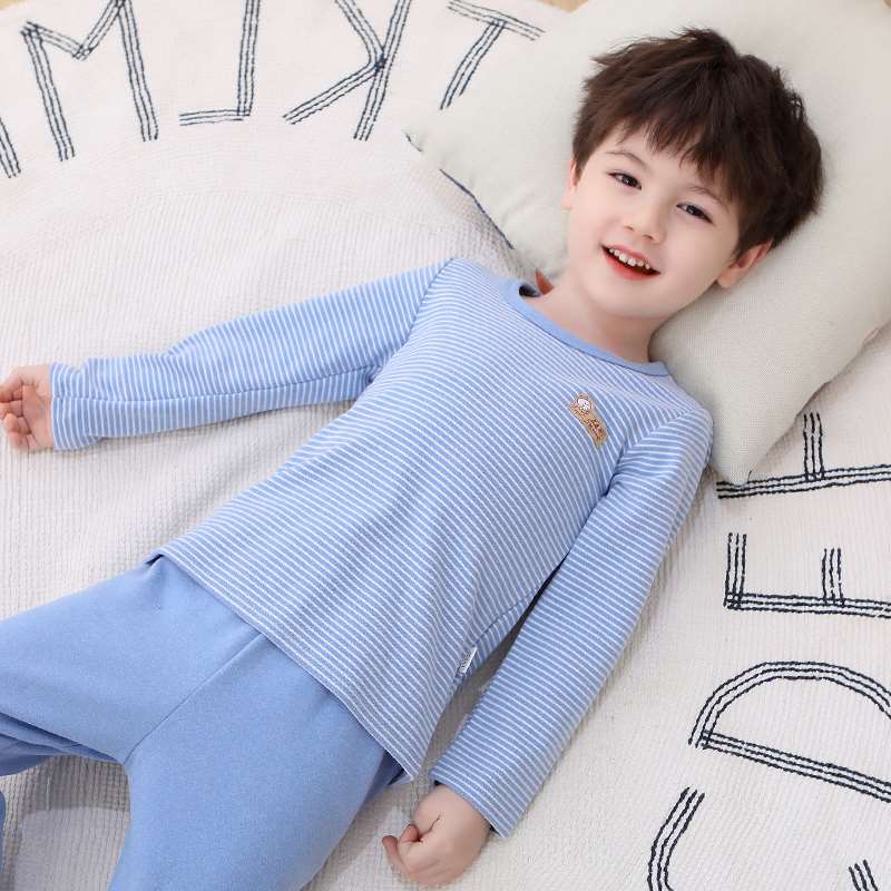 极速儿童秋衣g秋裤套装童装男童家居服女童睡衣德绒保暖内衣中大 - 图2