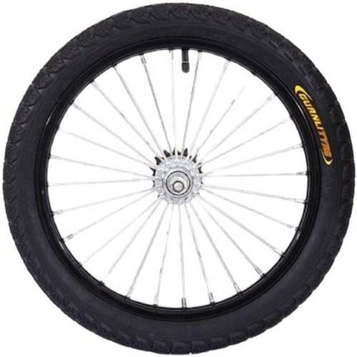 极速儿童自行车圈轮胎12/14/16/18/20寸轮组总T成带内外胎整轮全 - 图1