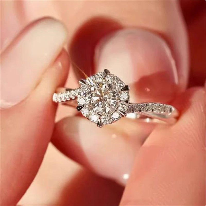 IGI培育钻石pt950铂金星辰扭臂微镶星光六爪款戒指1克拉钻戒女,淘宝优惠券,粉丝福利购,淘宝优惠卷