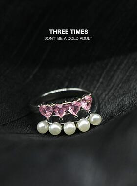 新款小众设计高级感指环