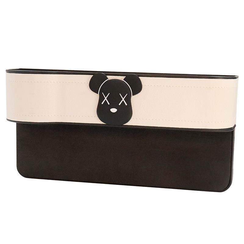 车载缝隙收纳盒熊头副驾驶置物车缝手机放置盒汽车座椅夹缝储物盒,淘宝优惠券,粉丝福利购,淘宝优惠卷