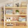 Desktop storage shelf desk storage shelf household multi-layer book display shelf office desk hole board placement shelf