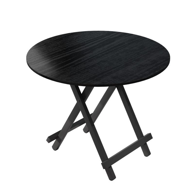 折叠餐桌家用小户型吃饭小圆桌简易折叠桌户外便携摆摊桌学习桌子 - 图3