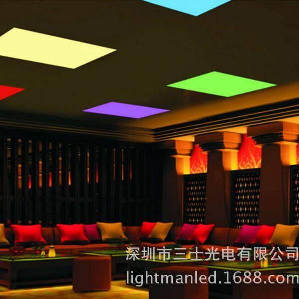 直发光常规嵌入RGBRGBWRGBCW全彩调光色温亮度认证LED面板平板灯,淘宝优惠券,粉丝福利购,淘宝优惠卷