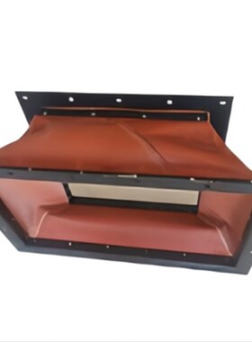 耐高温风机帆布软连接防火阻燃软接头三防布硅胶布伸缩排烟通风管