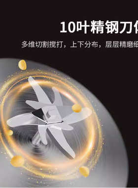 出口110V伏豆浆机0.8L大容量全自动加热免过滤破壁机多功能辅食机