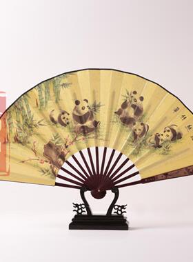 安吉制作绢扇.折叠扇礼品扇竹扇