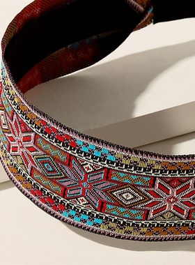 极速and Hair Accessories Beautiful Ethnic Pattern Wide .Hair
