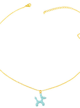 极速Hip-hop simple cute ins jewelryE puppy shape pendant cut