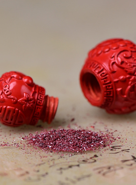 极速朱砂福禄葫芦吊坠p女空瓶挂件天然原石红朱砂嘎乌盒项链本命