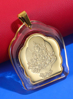 极速观音吊坠藏传密宗小佛像释迦牟尼黄财神长寿佛V文殊菩萨绿度