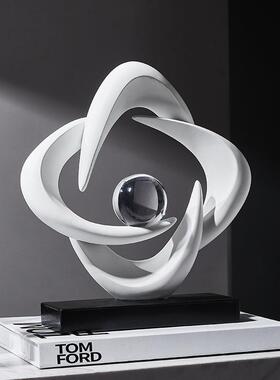 树脂时来运转抽象造型寓意摆件桌面酒柜电视柜家居软装饰品乔迁礼