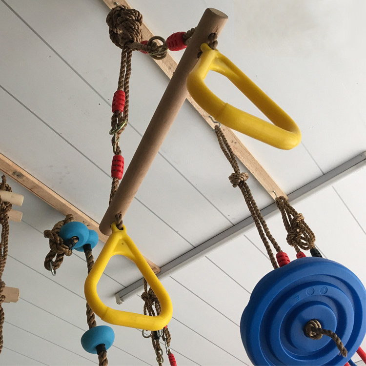 室外儿童塑料吊环幼儿园木棒单杠玩具室内阳台锻炼户外猴杆荡秋千,淘宝优惠券,粉丝福利购,淘宝优惠卷