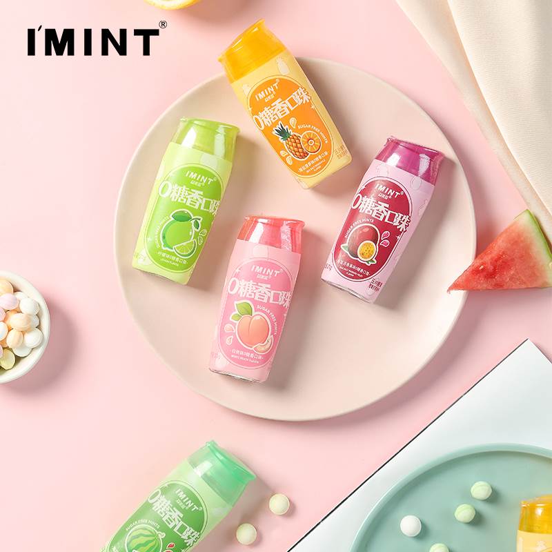 益美滋imint香口珠海盐无糖VC薄荷糖香体口香接吻糖清新口气糖果