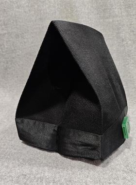 厂家直供尚心圆道帽道士帽网纱绸缎布面三清巾正帽道巾素面庄子巾