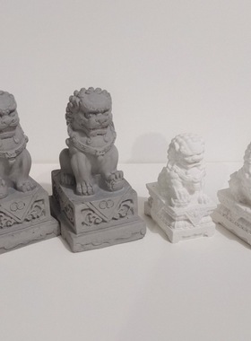 吾家婚品结婚装饰小摆件石狮子订婚宴摆台物件婚房布置装饰品喜庆