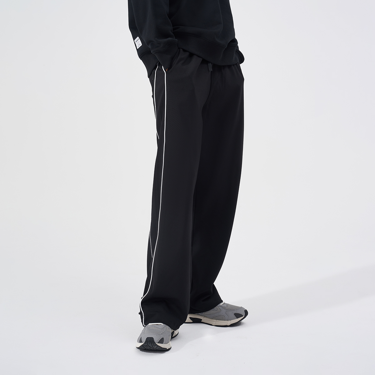 Fun2024新款潮牌街舞裤男女针织长裤百搭休闲爵士舞裤训练运动裤 - 图2