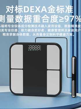 乐福八电极体脂秤 电子秤家用体重秤 智能精准全民健身专用人体秤