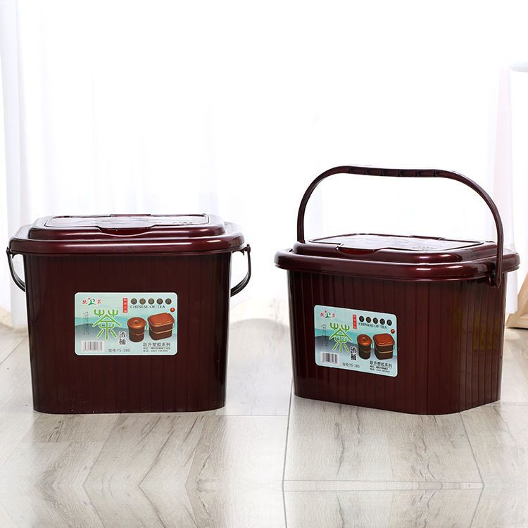 Tea bucket tea slag bucket tea set accessories tea table waste bucket tea table tea table tea set bucket drain bucket household small tea bucket
