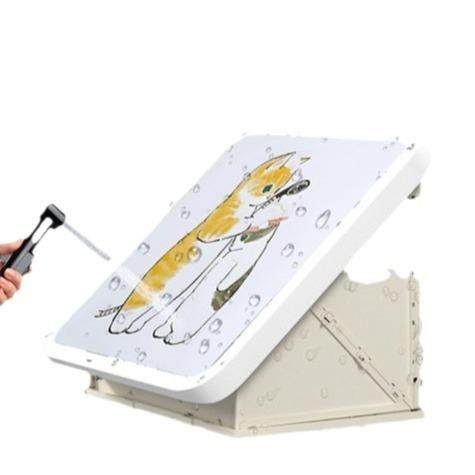 浴室油画壁画收纳箱洗澡防水置物架折叠挂画柜子卫生间衣服神器,淘宝优惠券,粉丝福利购,淘宝优惠卷