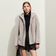 Light luxury warm hooded faux mink eco-friendly fur