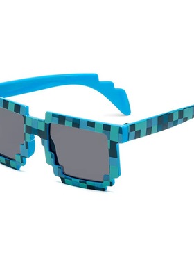 新款时尚潮流格子马码赛克眼镜我