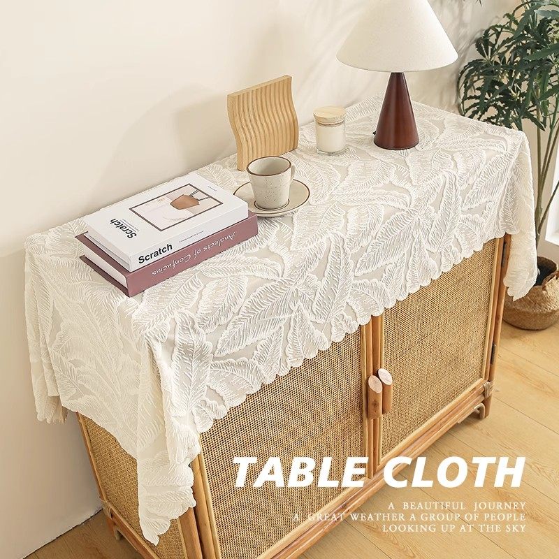 美式桌布防尘蕾丝桌旗纱方形餐桌电视柜茶几台布轻奢法式浪漫盖巾,淘宝优惠券,粉丝福利购,淘宝优惠卷