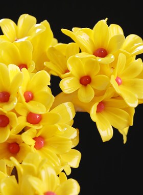 极速陶瓷手工金钱树创意摆件w仿真花招财办公室桌面装饰品店铺开