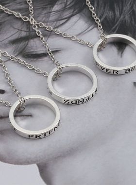 极速AS精致三人毕业礼物闺蜜女多人手链K流友谊锁骨链新四人好姐