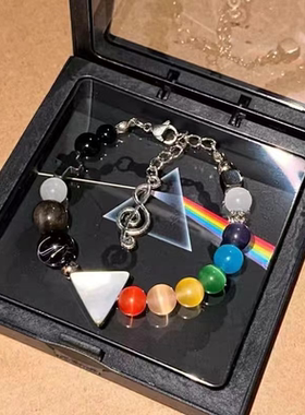 月之暗面~七彩串珠印象手链