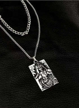 极速Allmatch titanium steel xnecklace earth cool dance coupl