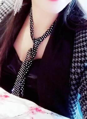 水兵舞领带领结男女士舞蹈配饰服装钻链水钻亮片水晶项链颈链围脖