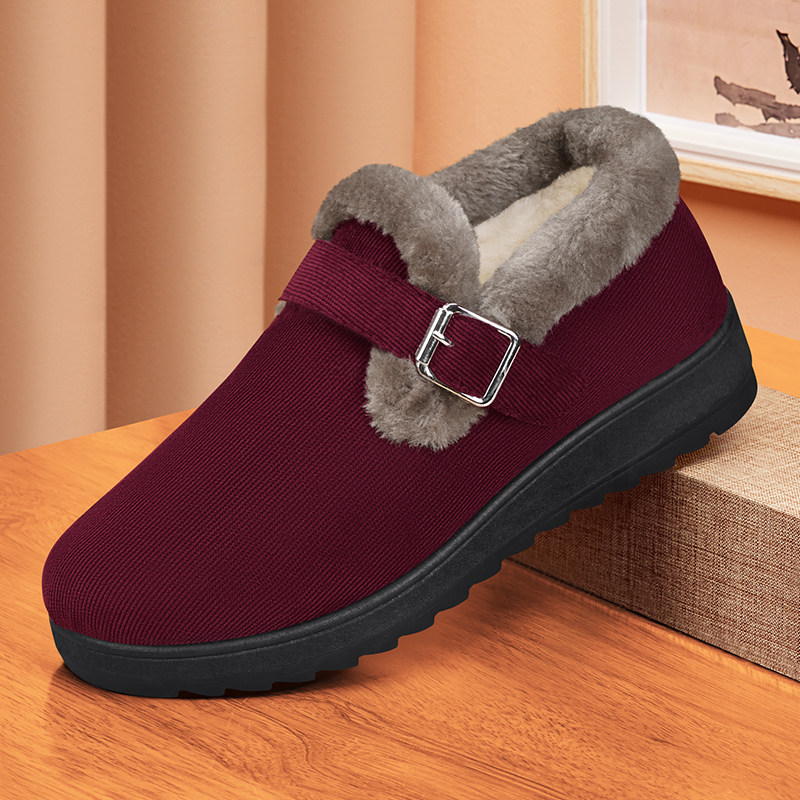 老北京棉鞋女冬季加绒2025新款防滑保暖妈妈鞋软底中老年老人布鞋,淘宝优惠券,粉丝福利购,淘宝优惠卷