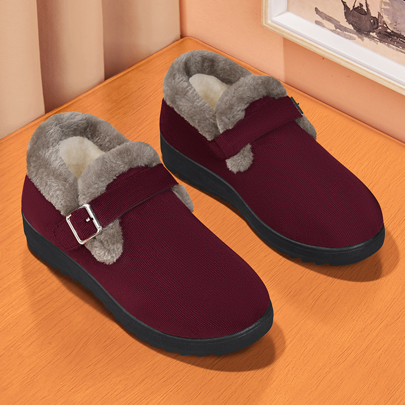 老北京棉鞋女冬季加绒2025新款防滑保暖妈妈鞋软底中老年老人布鞋,淘宝优惠券,粉丝福利购,淘宝优惠卷