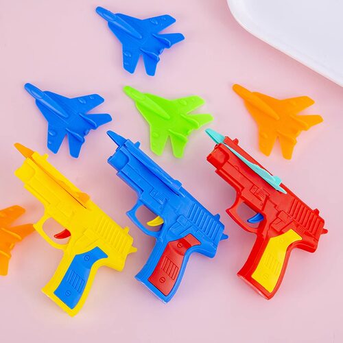 飞机弹射枪发射飞机枪地推礼品怀旧玩具义乌玩具地摊跨境 - 图0
