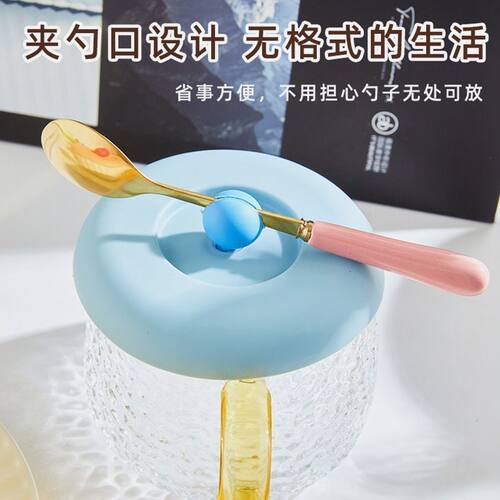 硅胶盖子水杯盖食品级杯盖子单买马克杯盖可放勺杯子盖通用防尘盖 - 图1