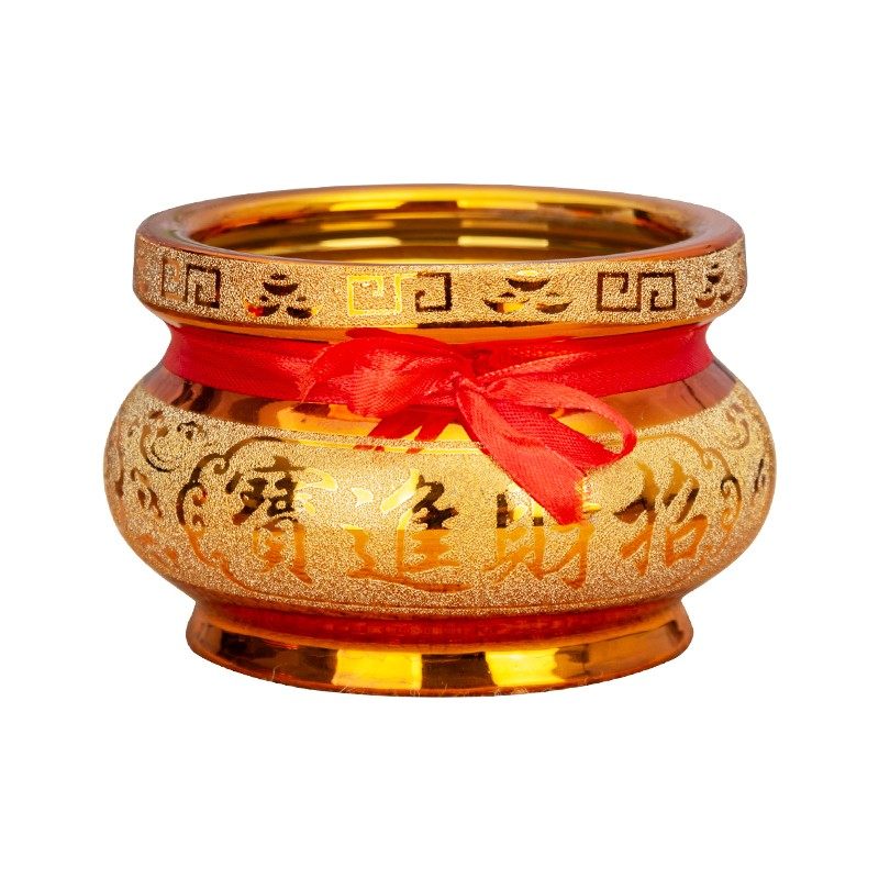 香炉沙金供佛小香炉碗佛具家用室内陶瓷烧香炉香薰插香大香炉上供,淘宝优惠券,粉丝福利购,淘宝优惠卷