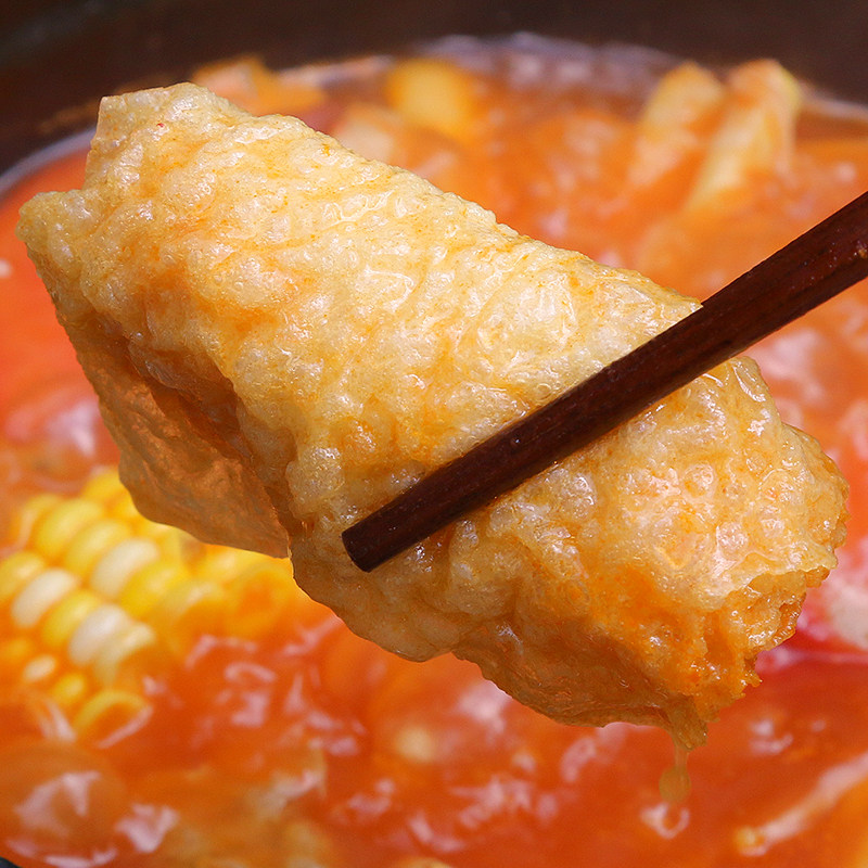 黄金响铃卷油炸豆皮卷腐竹卷火锅食材麻辣烫螺狮粉关东煮商用批发,淘宝优惠券,粉丝福利购,淘宝优惠卷