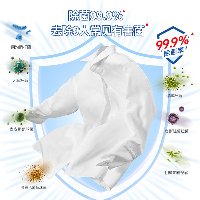 立白除菌去渍洗衣粉实惠装家用除菌除螨机洗用正品持久留香
